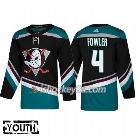 Børn NHL Anaheim Ducks Trøje Cam Fowler 4 Adidas 2018-19 Alternate Authentic